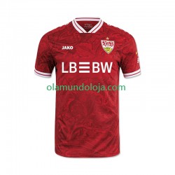 Camisola VfB Stuttgart Homem Equipamento Segundo 2025-2026 Manga Curta
